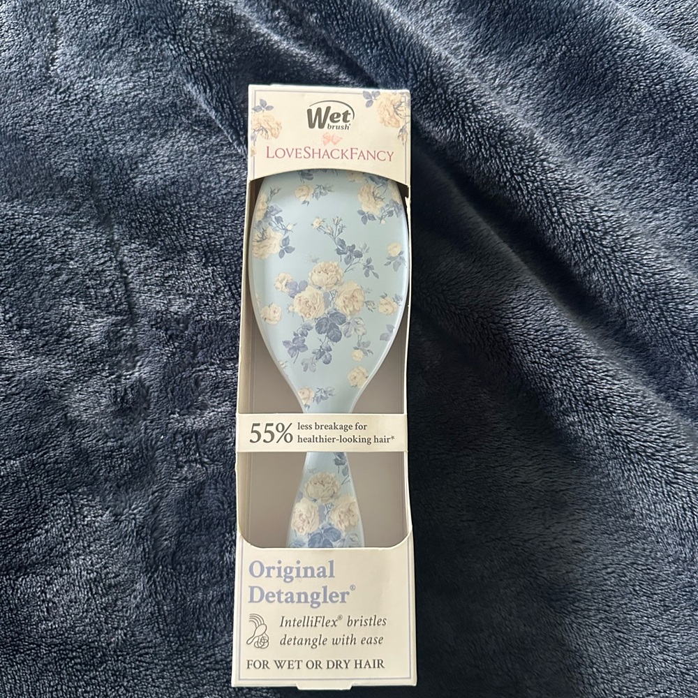 LoveShackFancy Original Detangler - Blue Floral